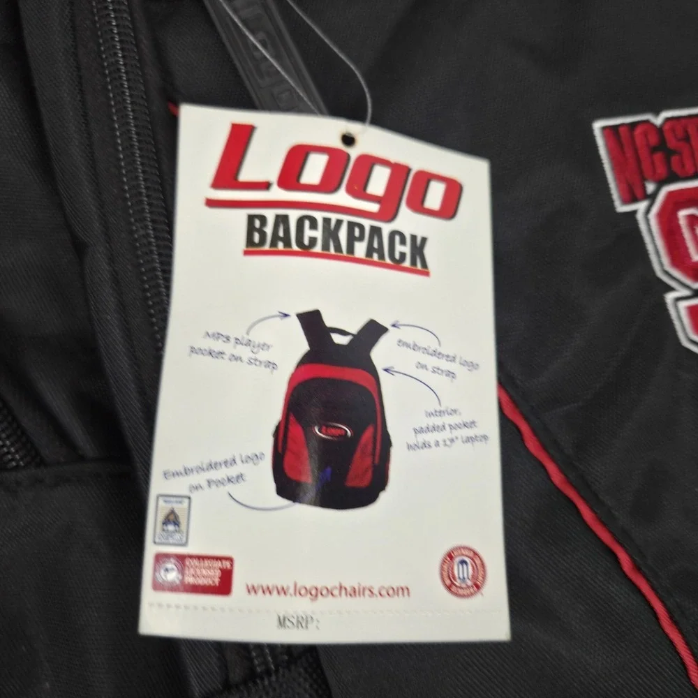Logo NC State Wolfpack Utility Laptop Backpack  New W Tags‎ Travel Bag